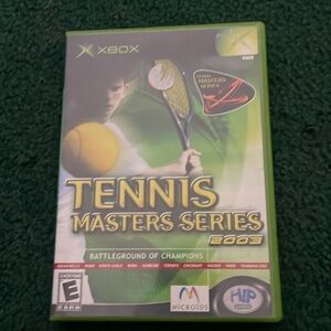 Xbox gaming CD tennis masters series